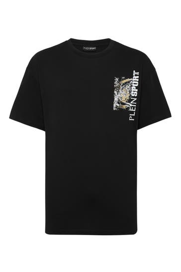 PLEIN SPORT T-Shirt Rundhalsausschnitt Ss TIGER