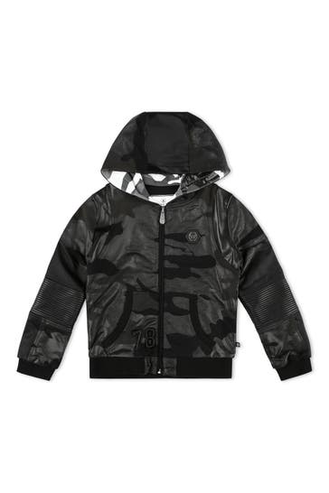 PHILIPP PLEIN Hoodie Sweatjacket Camouflage