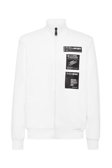 PLEIN SPORT Sweatjacke SCRATCH 01 | white