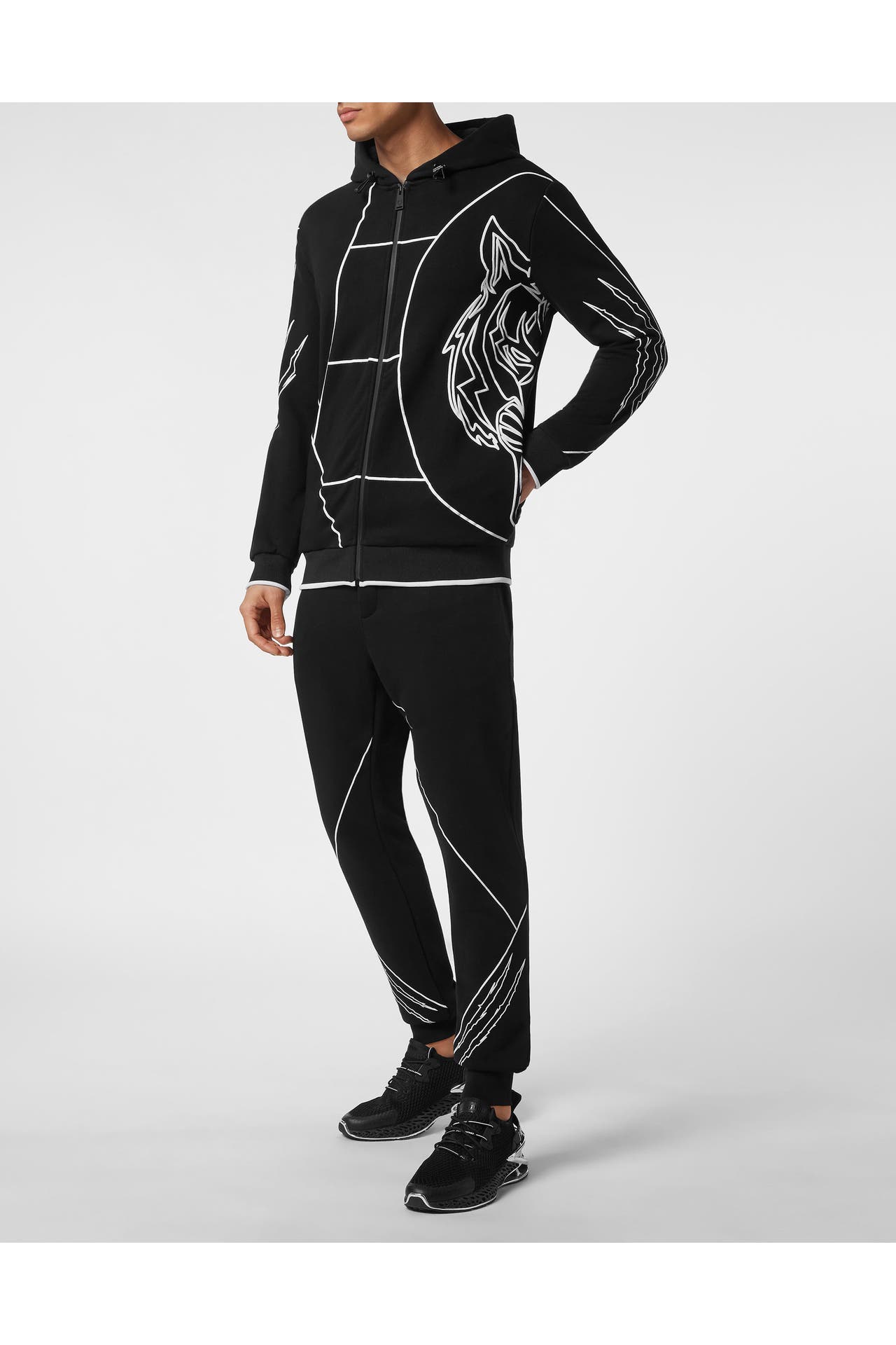 PLEIN SPORT Sweatjacke TIGER 02 | black, Bild 1