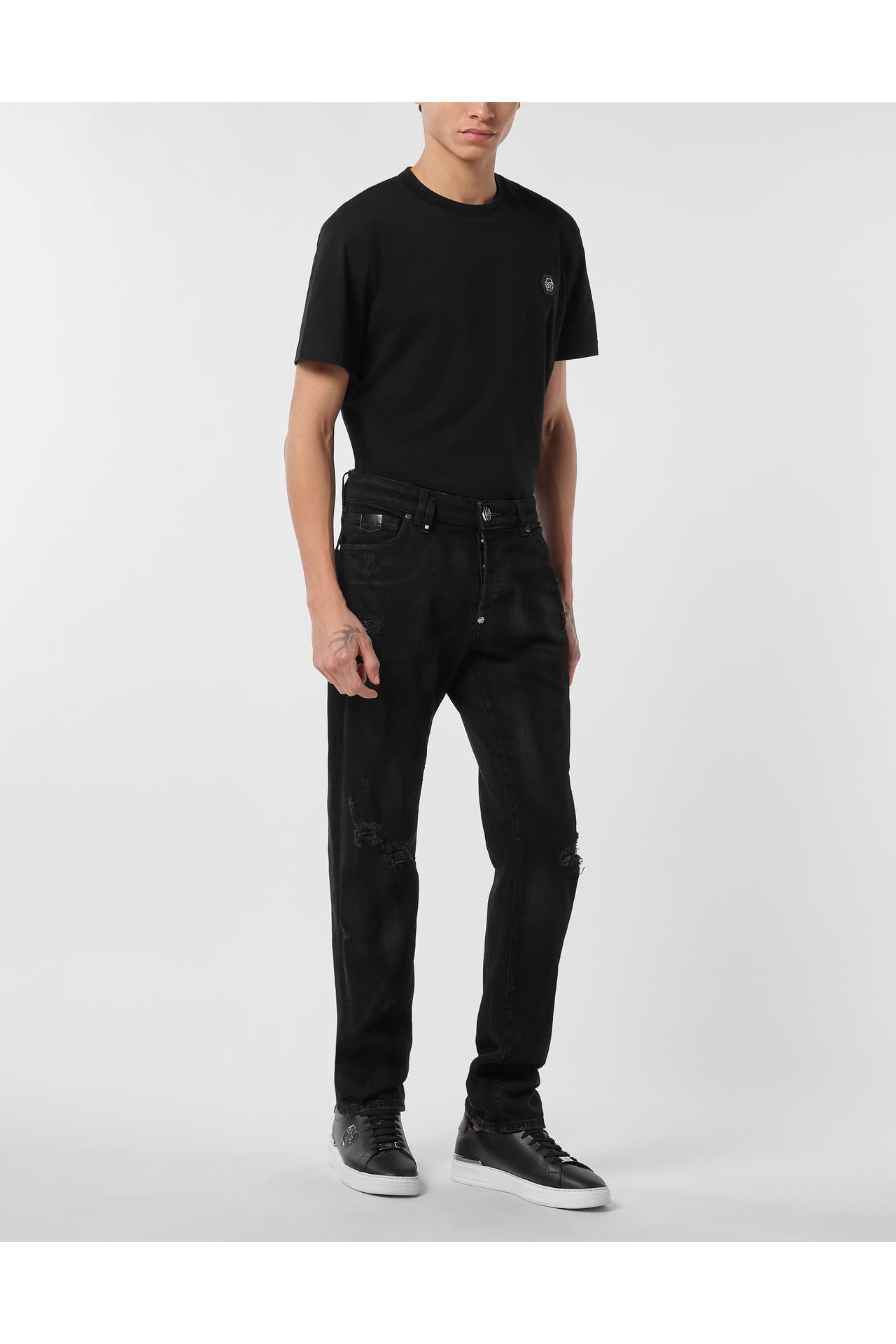 PHILIPP PLEIN Jeans HEXAGON 02BR | blackromanceblack Straight, Bild 1