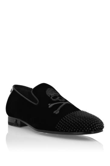 PHILIPP PLEIN Slipper SKULL&BONES 02 | black