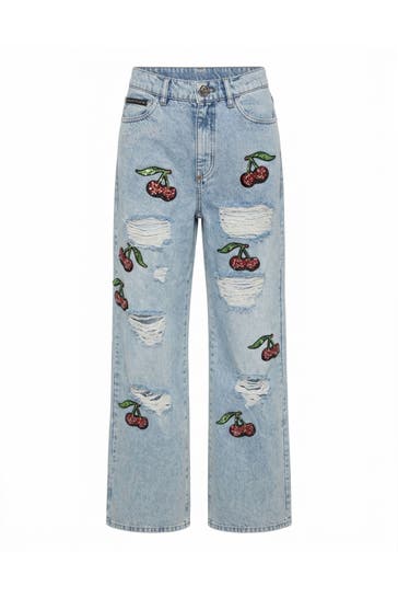 PHILIPP PLEIN Jeans 07WY | Sky Wash Straight