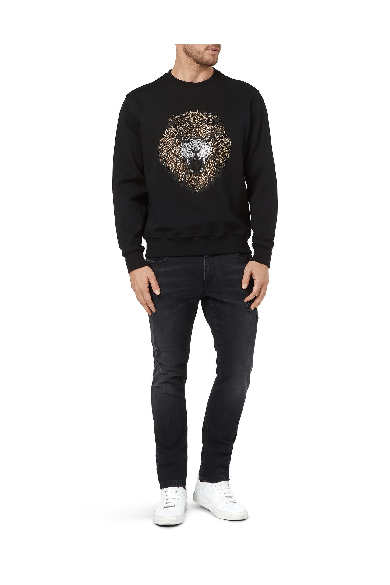 BILLIONAIRE Sweatshirt LION 02 | black, Bild 1