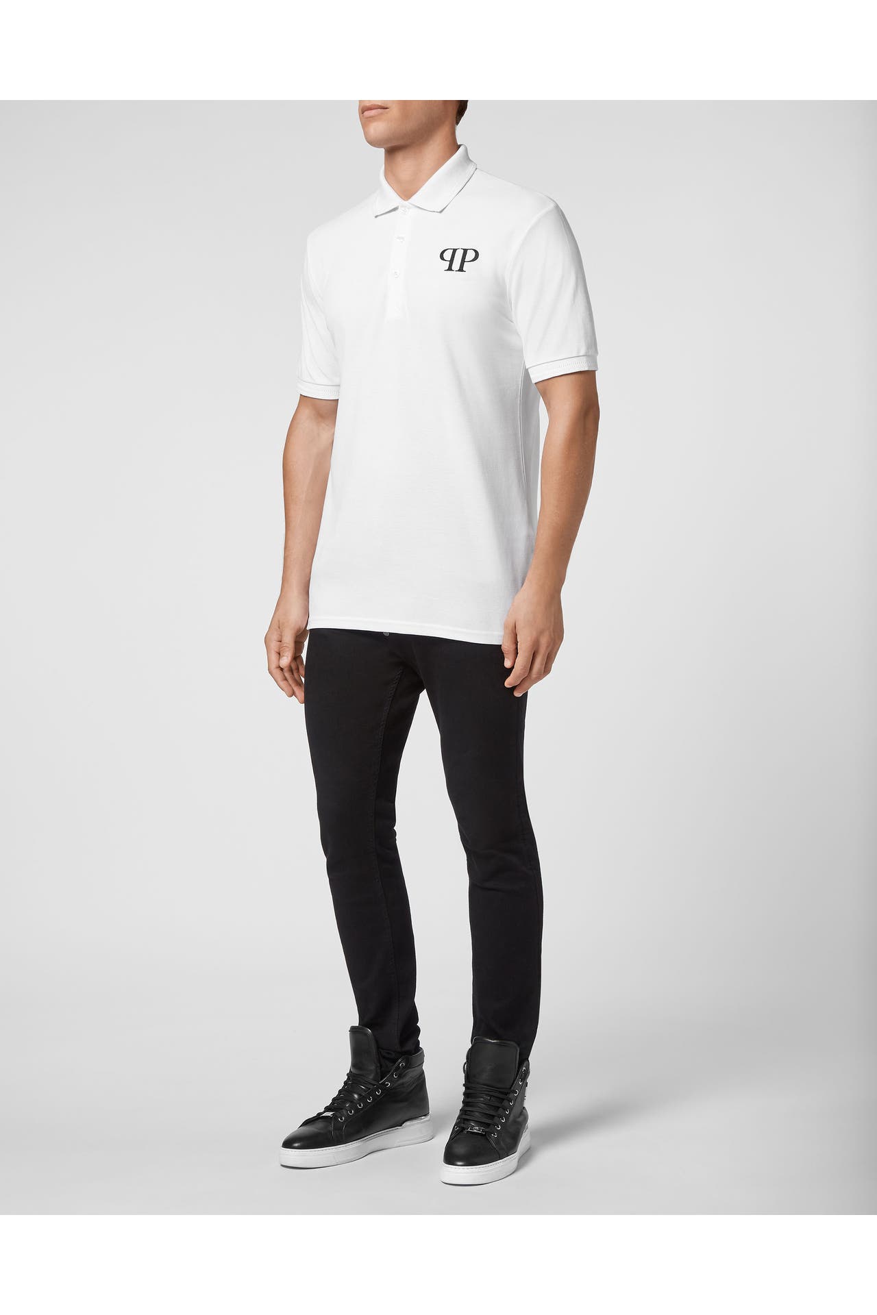 PHILIPP PLEIN Polo-Shirt ICONIC PLEIN 01 | white, Bild 1