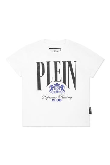 PHILIPP PLEIN T-Shirt RACING 01 | white