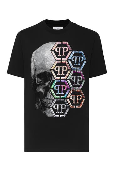 PHILIPP PLEIN T-Shirt SKULL AND PLEIN