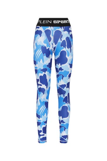 PLEIN SPORT Leggings CAMOUFLAGE 07 | lightblue Skinny