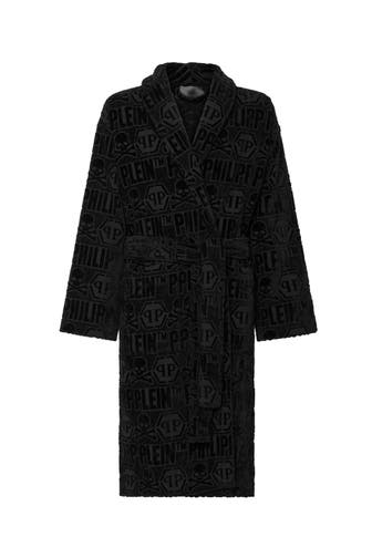 PHILIPP PLEIN Bademantel TIGER 02 | black