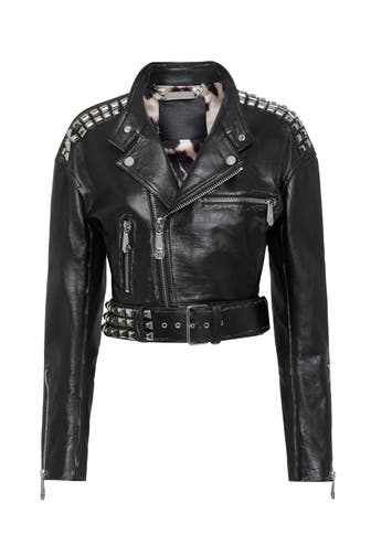 PHILIPP PLEIN Lederjacke 02 | black