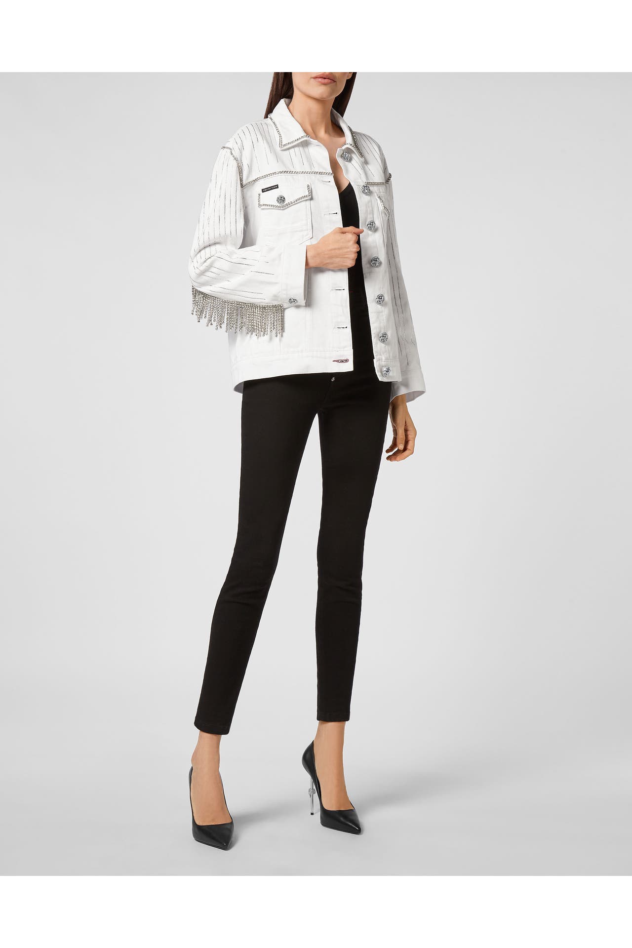 PHILIPP PLEIN Jeansjacke 01 | white, Bild 1