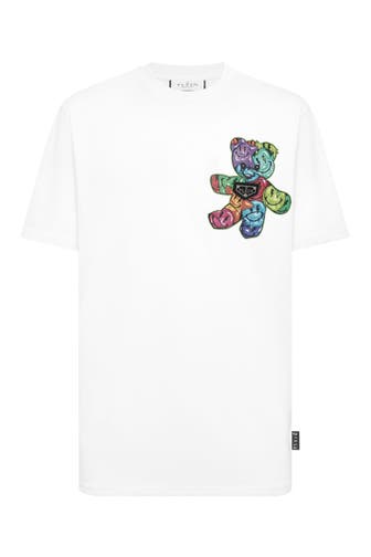 PHILIPP PLEIN T-Shirt Rundhalsausschnitt Ss TEDDY
