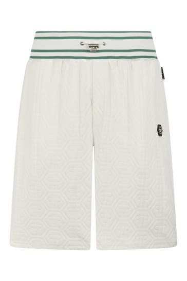 PHILIPP PLEIN Short MONOGRAM 01OF | OffWhite Wide/ Loose Fit