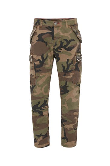 PHILIPP PLEIN Jeans 50 | camouflage Straight