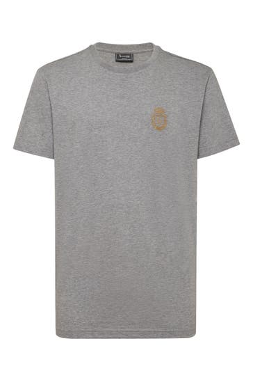 BILLIONAIRE Kurzarm-Rundhals-T-Shirt CREST