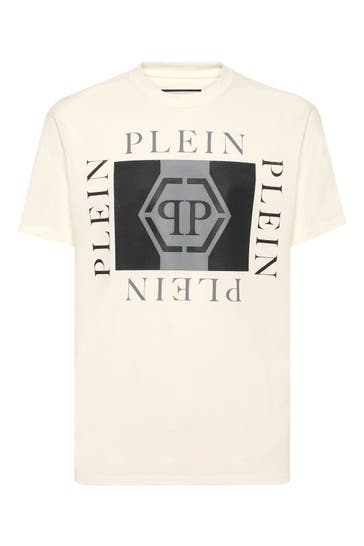 PHILIPP PLEIN T-Shirt Rundhalsausschnitt Ss HEXAGON