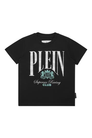 PHILIPP PLEIN T-Shirt RACING 0222 | black/turquoise