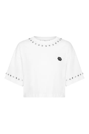 PHILIPP PLEIN T-Shirt STARS 01 | white