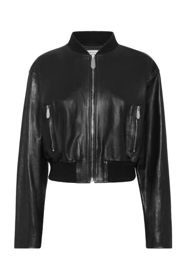 PHILIPP PLEIN Lederjacke SIGNATURE 02 | black