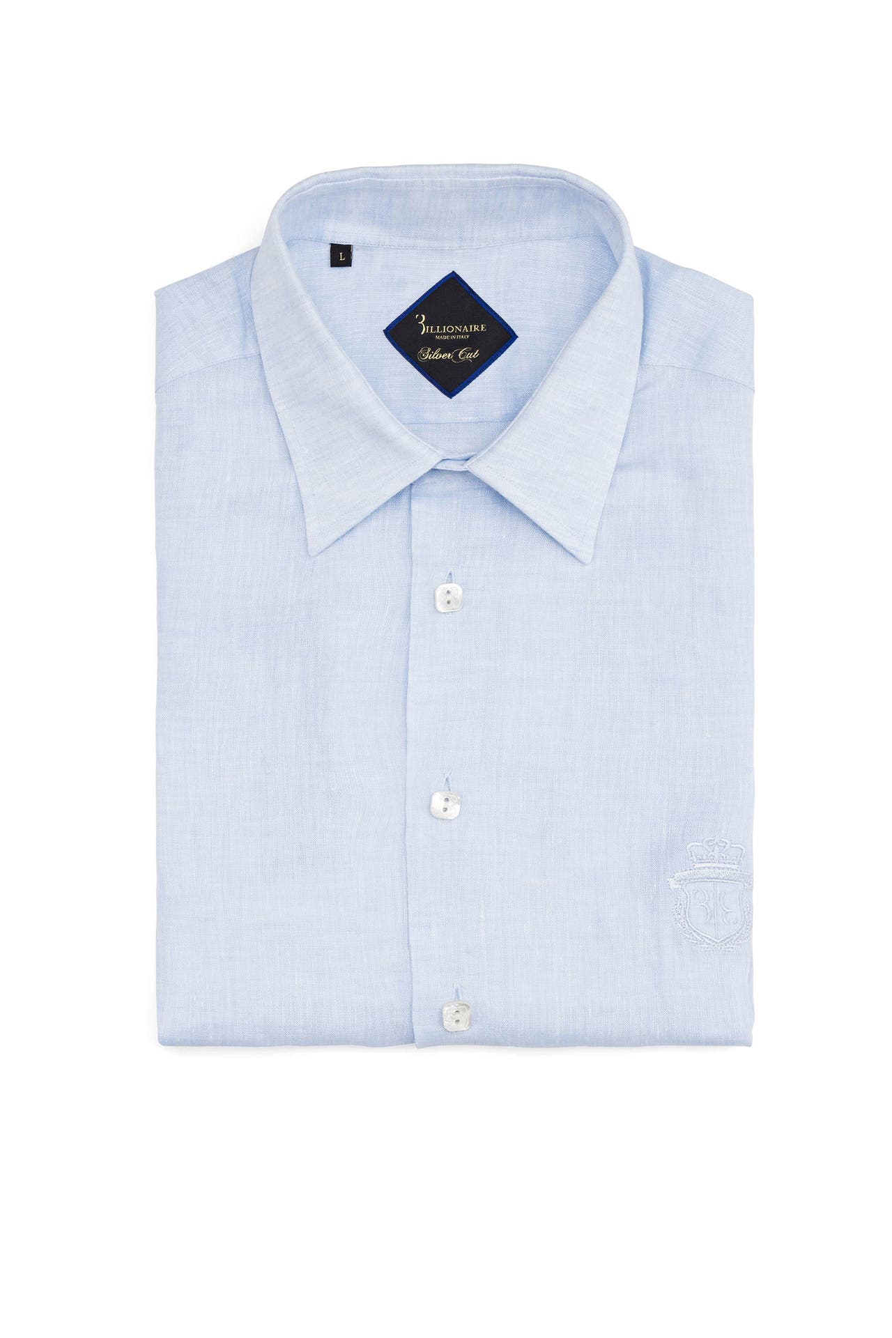 BILLIONAIRE Kurzarmhemd 07 | lightblue Regular Fit, Bild 1