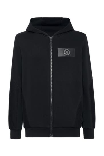 PLEIN SPORT Sweatjacke 0201 | black/white