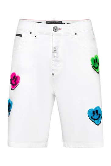 PHILIPP PLEIN Jeans SMILE 01W | WHITEDREAM Loose Fit