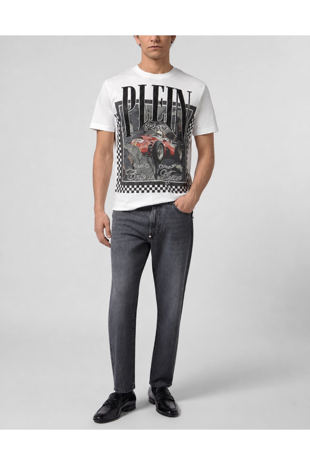 PHILIPP PLEIN Kurzarm-Rundhals-T-Shirt, Bild 1