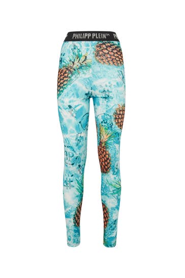 PHILIPP PLEIN Leggings PINEAPPLE SKIES 21 | multicolor Skinny