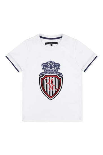 BILLIONAIRE T-Shirt CREST 01 | white