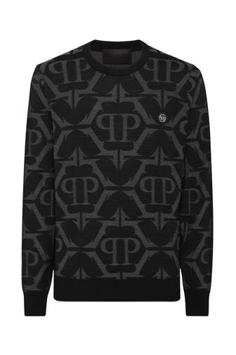 PHILIPP PLEIN Pullover CHROME 02 | black