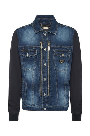 PHILIPP PLEIN Jeansjacke COLLEGE 09GD | DeepOcean