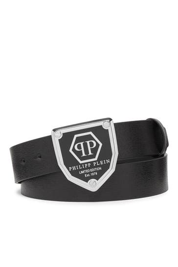PHILIPP PLEIN Casual-Gürtel HEXAGON 0291 | black/nickel