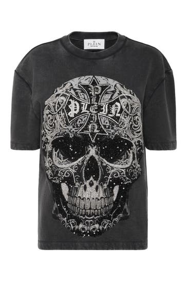 PHILIPP PLEIN T-Shirt SKULL 02 | black