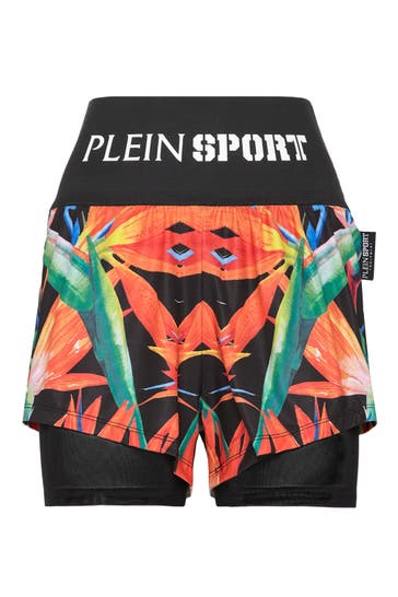 PLEIN SPORT Short 0221 | black/multicolored