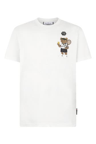 PHILIPP PLEIN T-Shirt Rundhalsausschnitt Ss TEDDY