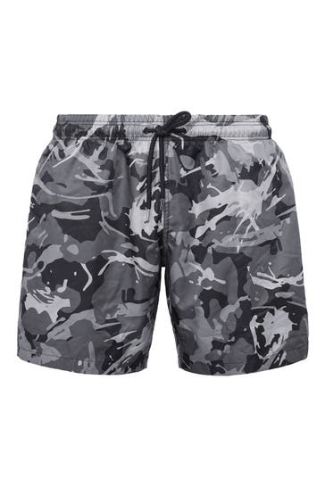 PLEIN SPORT Badehose CAMOUFLAGE