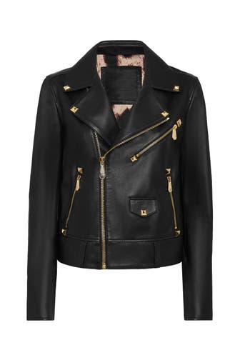 PHILIPP PLEIN Lederjacke 02 | black