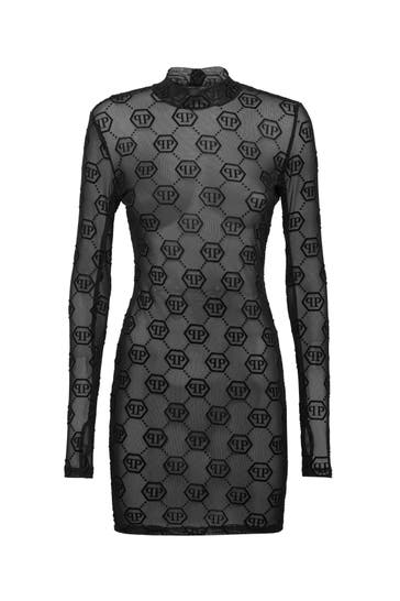 PHILIPP PLEIN Kleid MONOGRAM 02 | black