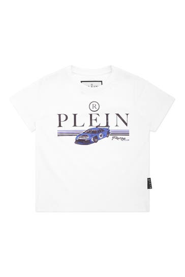 PHILIPP PLEIN T-Shirt RACING 01 | white
