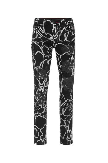 PHILIPP PLEIN Jeans SKULL&BONES 02NH | SummerNight Straight