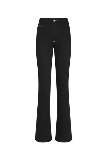 PHILIPP PLEIN Jeans ICONIC PLEIN 02KT | CapitalBlack Flared