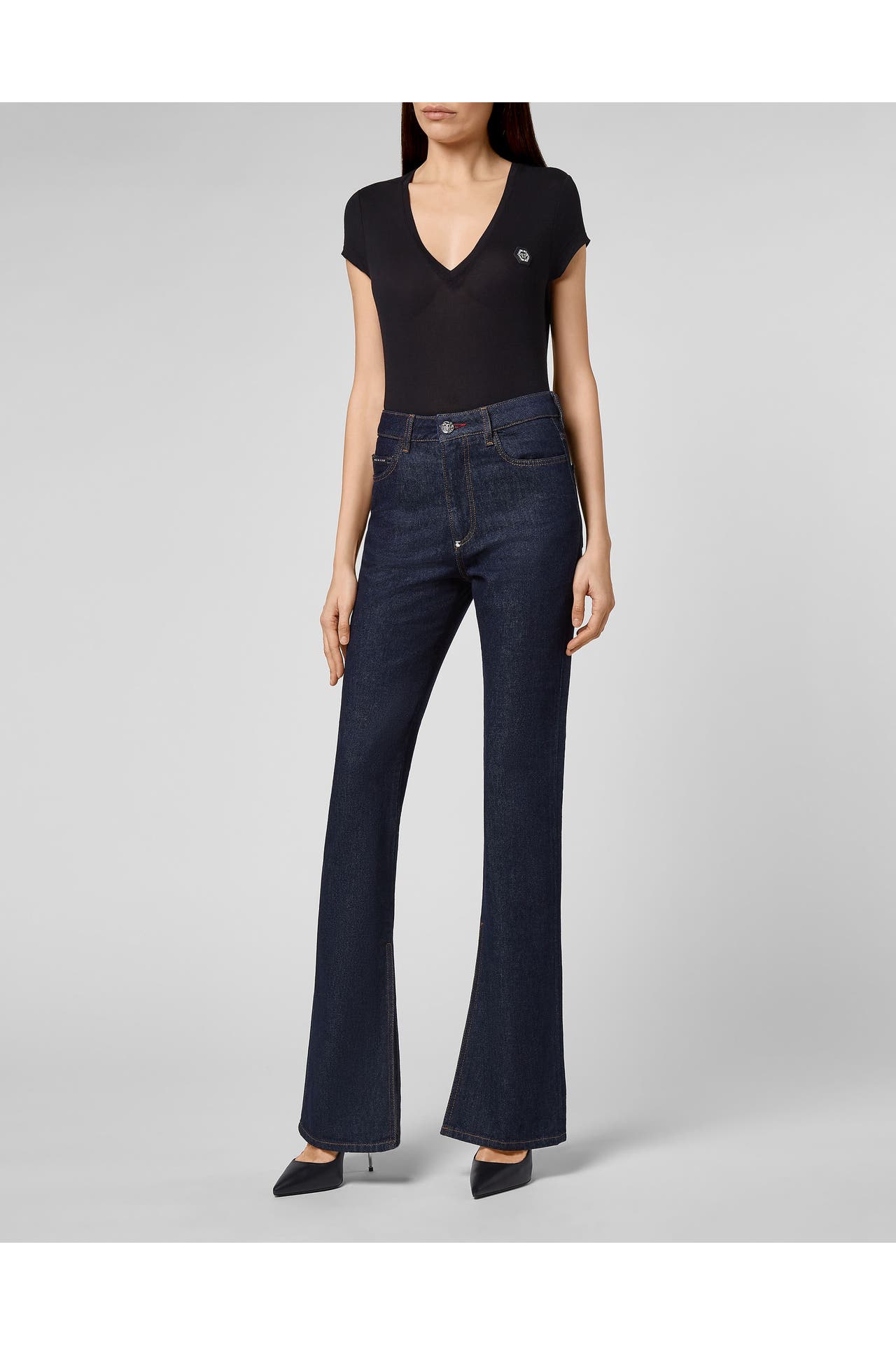 PHILIPP PLEIN Jeans 14IC | IndigoBlueClean Flared, Bild 1