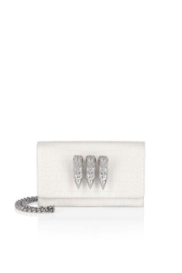 PHILIPP PLEIN Clutch 01 | white