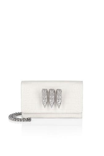PHILIPP PLEIN Clutch 01 | white