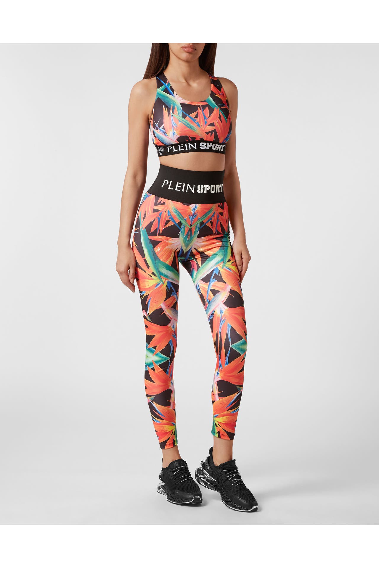 PLEIN SPORT Leggings 0221 | black/multicolored Skinny, Bild 1