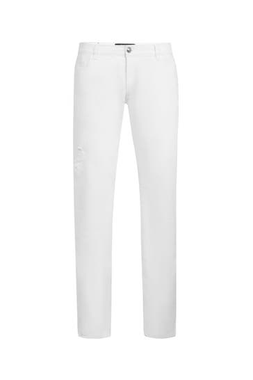 BILLIONAIRE Jeans DOUBLE B 01 | white Straight