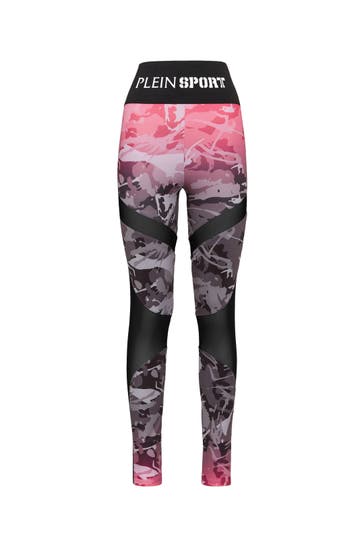 PLEIN SPORT Leggings CAMOUFLAGE 5003 | camouflage/pink Skinny