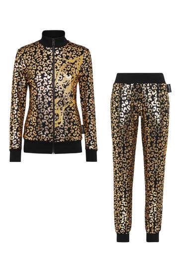 PLEIN SPORT Sweatjacke LEOPARD 94 | Gold