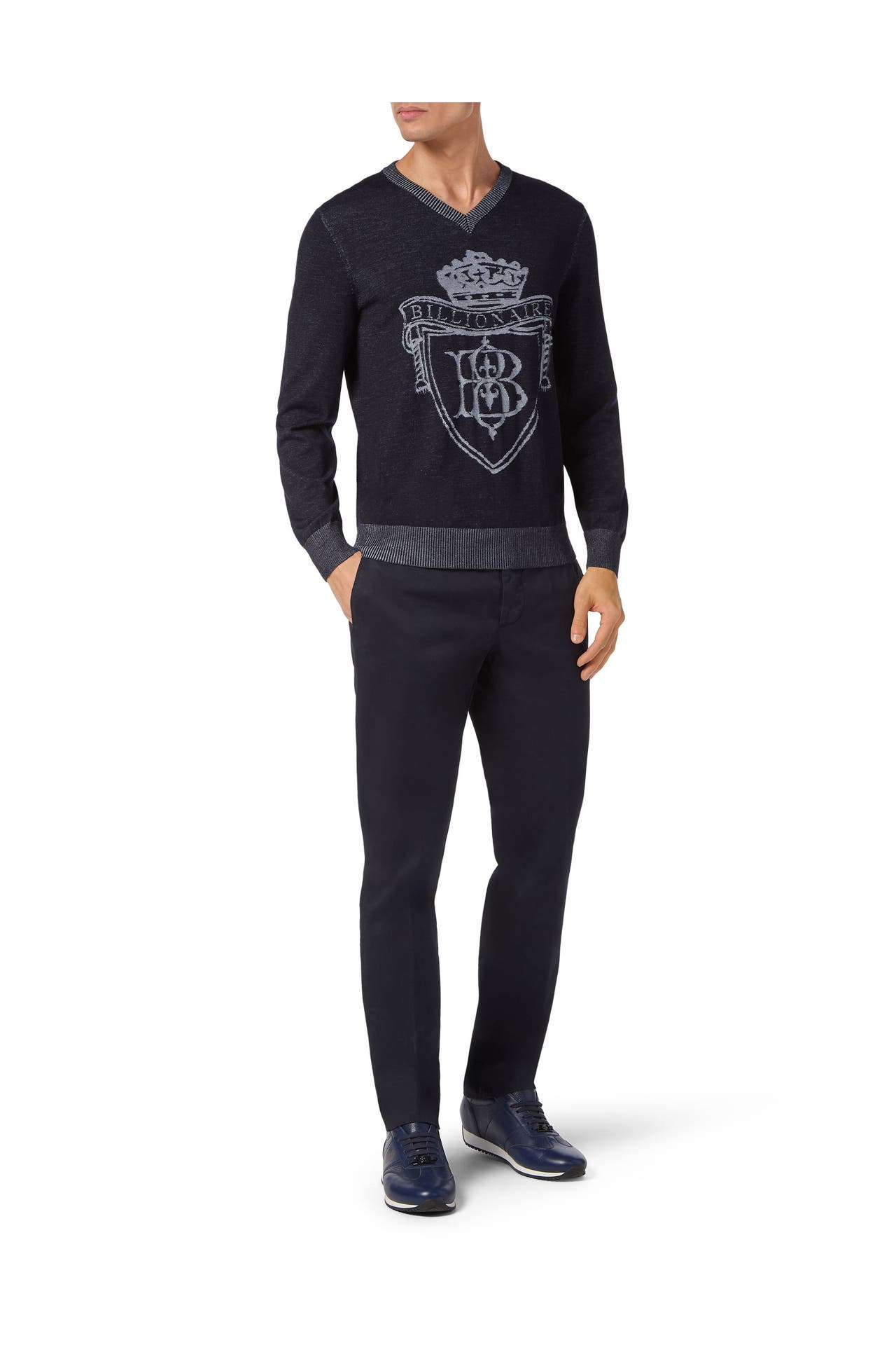 BILLIONAIRE Pullover LOVE 14 | darkblue, Bild 1