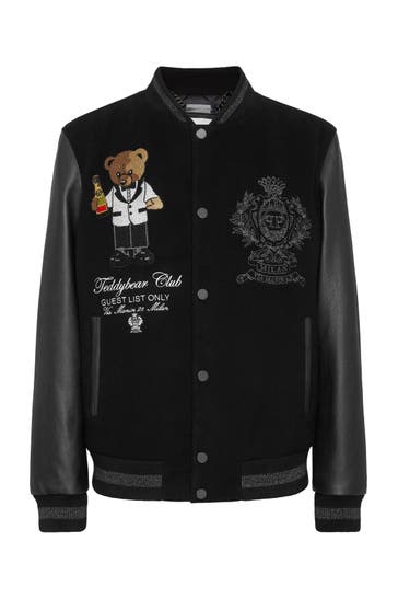 PHILIPP PLEIN Lederjacke TEDDY 02 | black
